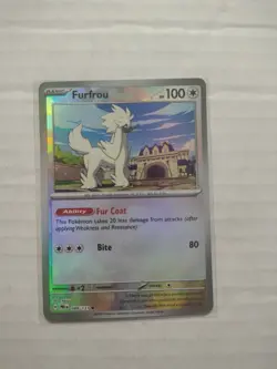 2025 Sv Prismatic Evolutions Holo Pokemon Furfrou Master Ball Reverse 088/131 - Image 1