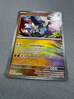 Great Tusk 055/131 Master Ball Reverse Holo SV Prismatic Evolutions Pokemon MINT - Image 5