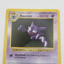 Pokemon TCG - Haunter 29/102 Base Set Uncommon Shadowless WOTC 1999 - LP - Image 3