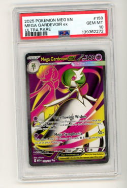 2025 POKEMON MEG EN-MEGA EVOLUTION ULTRA RARE #159 MEGA GARDEVOIR EX PSA 10 - Image 1