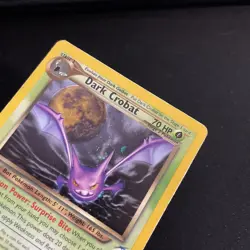 Pokemon TCG Dark Crobat holo Neo Destiny #2/105 Beautiful Swirl - Image 3