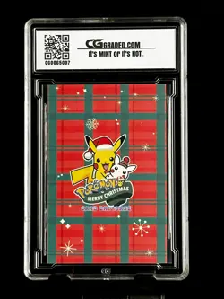 2024 Pokemon CG 10 Pristine SPRIGATITO Christmas Data TCG XMAS Holiday CGC PSA 3 - Image 2