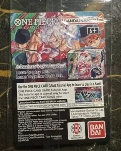 Bandai One Piece Card Monkey.D.Luffy US Voyage Promo Full Art Holo P-055 - Image 2