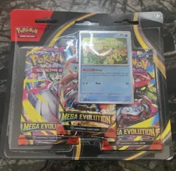 🔥Pokemon TCG - Mega Evolution 3 Pack Blister x 3 - Sealed - Psyduck Brand new🔥 - Image 2