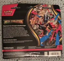 Pokemon TCG Mega Evolution 3-Pack Blister Card Psyduck Foil Promo New /Sealed - Image 2