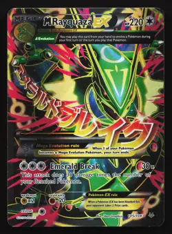 M Rayquaza EX (105 Full Art) 105/108 XY - Roaring Skies Ultra Rare Pokemon Card - Image 1