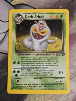 Dark Arbok - 2/82 - Pokemon Team Rocket Unlimited Holo Rare Card WOTC LP - Image 1