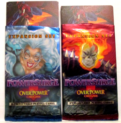 1995 MARVEL OVERPOWER POWERSURGE EXPANSION SET-UNSEALED BOOSTER PACKS 2-18 CARDS - Image 2