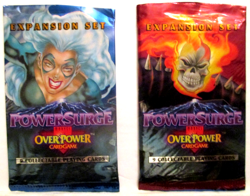 1995 MARVEL OVERPOWER POWERSURGE EXPANSION SET SEALED BOOSTER PACKS (2) 18 CARDS - Image 1