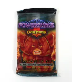 Lot of (41) 1995 Marvel Over Power Card Game Expansion Booster Packs (17 Cards) - Image 2