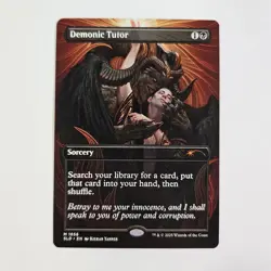 Demonic Tutor Non-Foil Artist Series: Kieran Yanner MTG SLD Magic Commander - Image 1