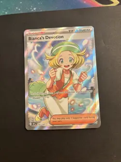 Pokemon TCG: Bianca's Devotion 197/162 SV: Temporal Forces Full Art Trainer NM - Image 1