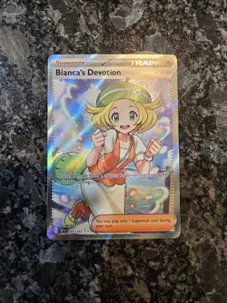 Pokemon TCG: Bianca's Devotion 197/162 SV: Temporal Forces Full Art Trainer NM - Image 1
