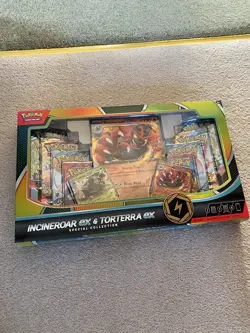 Pokemon TCG Incineroar Ex & Torterra Ex Special Collection Box Destined Rivals - Image 1