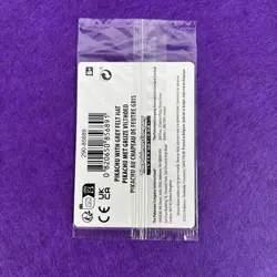 SEALED Pikachu With Grey Felt Hat SVP085 Van Gogh Museum PROMO Pokemon Card - Image 2