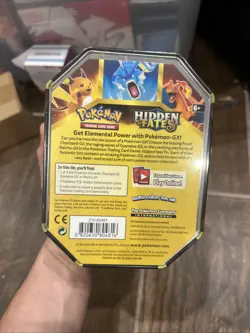Pokemon Hidden Fates GX Tin-Charizard Factory Sealed New 728192506345 - Image 4