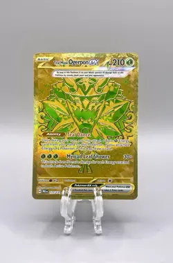 Teal Mask Ogerpon ex 177/131 Prismatic Evolutions Gold Hyper Rare Pokemon Card - Image 1