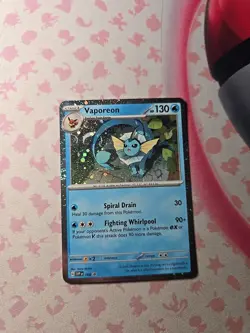 Vaporeon - 168 (Cosmos Holo) 168 Sv: Scarlet & Violet Promo Cards Holo - Image 2
