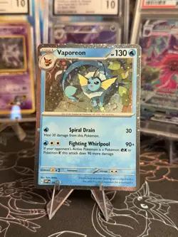 Vaporeon - 168 (Cosmos Holo) 168 Sv: Scarlet & Violet Promo Cards Holo - Image 1