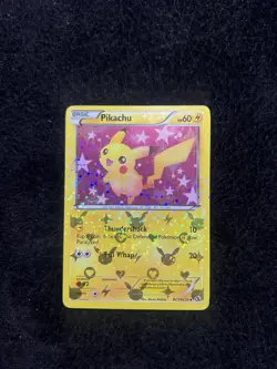 Pikachu Holo Pokemon Card Legendary Treasures Radiant Collection RC7/RC25 P Dent - Image 1