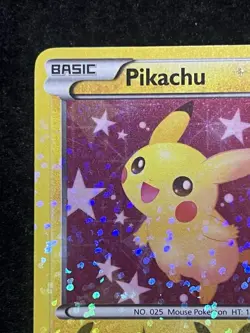 Pikachu Holo Pokemon Card Legendary Treasures Radiant Collection RC7/RC25 P Dent - Image 2