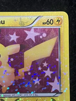 Pikachu Holo Pokemon Card Legendary Treasures Radiant Collection RC7/RC25 P Dent - Image 3