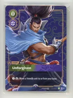 Riftbound YASUO Unforgiven METAL Card Houston Prize Wall Exclusive Promo SEALED - Image 1