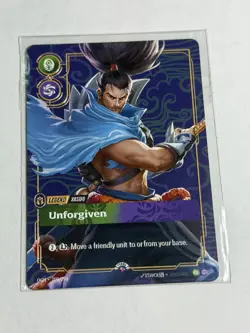Riftbound YASUO Unforgiven METAL Card Houston Prize Wall Exclusive Promo SEALED - Image 1