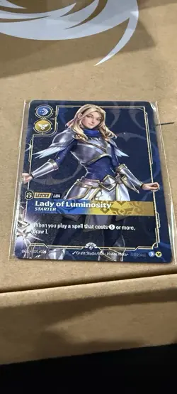 RIFTBOUND LUX METAL CARD. HOUSTON PRIZE WALL 1 Of 35 - Image 1