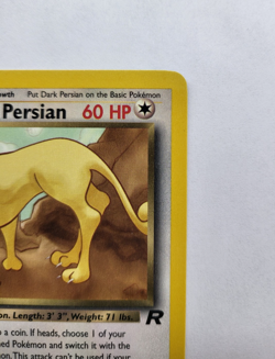Dark Persian- 42/82 - 1st Edition Team Rocket - Pokemon Card - NM - Image 2