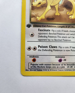 Dark Persian- 42/82 - 1st Edition Team Rocket - Pokemon Card - NM - Image 4