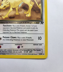 Dark Persian- 42/82 - 1st Edition Team Rocket - Pokemon Card - NM - Image 5