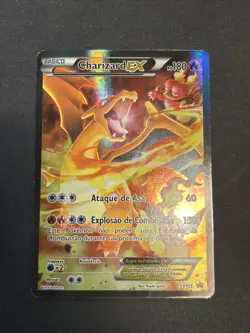 Pokemon 2016 Charizard EX Full Art Holo Black Star Promo Card XY121 - Image 1