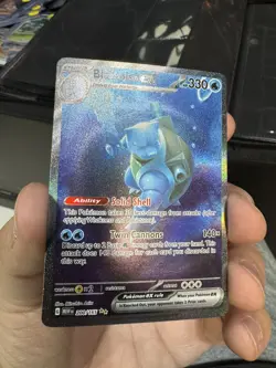 Blastoise ex 200/165 Sv: Scarlet & Violet 151 Holo, Pokemon TCG Card NM - Image 2