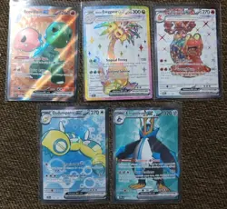 Pokemon TCG Full Art Ultra Rare Ex 5 Card Lot JTG PFL TWM SSP Exeggutor + - Image 1