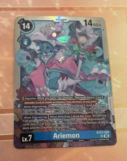 Digimon Card Game Ariemon BT22-028 SR Cyber Eden - Image 1