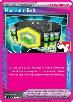 Maximum Belt ACE SPEC Rare Prize Pack Series Cards 154/162 NM - Image 1