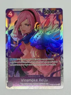Bandai One Piece Card Game OP04 Vinsmoke Reiju Special Holo Character Cards Lot - Image 1