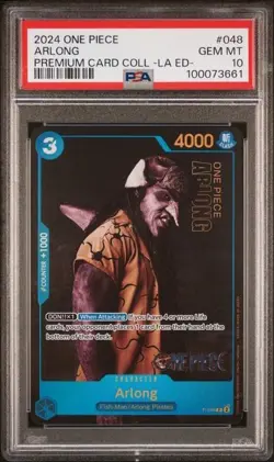 2024 One Piece Premium Card Collection - Live Action Edition - Arlong #048 PSA10 - Image 1