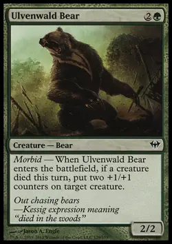 MTG 4x ULVENWALD BEAR - ORSO DI ULVENWALD - DKA - MAGIC - Image 1