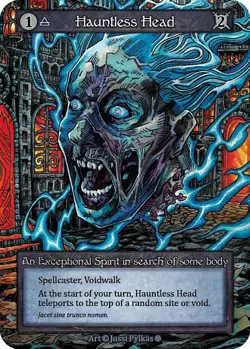 Sorcery: Contested Realm Hauntless Head Exceptional Foil NM (GT) - Image 1