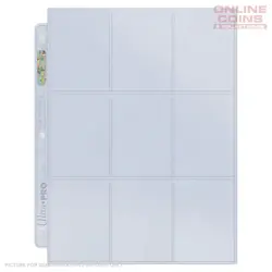 Ultra Pro PLATINUM SERIES 9 Pocket Pages for Standard Trading Cards BOX of 100 - Image 2