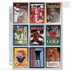 Ultra Pro PLATINUM SERIES 9 Pocket Pages for Standard Trading Cards BOX of 100 - Image 3
