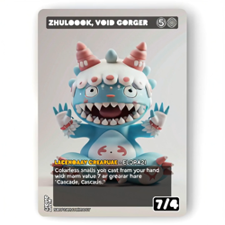 Zhulodok, Void Gorger X MTG Custom Altered Art | Full 100 Card EDH Deck - Image 2