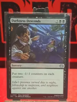 Darkness Descends ECL Lorwyn Eclipsed MTG 97 NM Unplayed Non-Foil Uncommon - Image 1