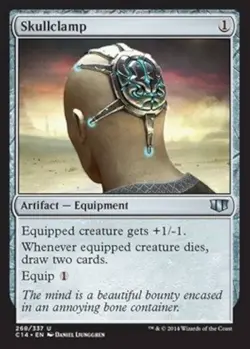Skullclamp (NM) Draw Cards Artifact MTG Discount: 5+ Magic Singles - Image 1