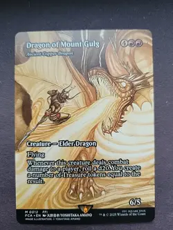 Dragon of Mount Gulg 0012 Borderless Non Foil - MTG: Final Fantasy - NM✨ - Image 1