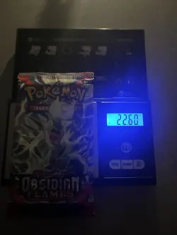 VERY HEAVY! 22.60 Gram Obsidian Flames Pokemon TCG Factory Sealed Booster Pack! - Image 1