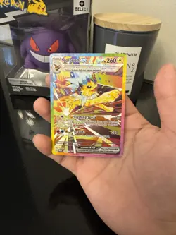 2025 Pokemon Prismatic Evolutions Jolteon Ex 153/131 SIR - Image 4