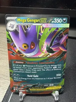 Pokemon TCG Mega Gengar Ex - ME02: Phantasmal Flames 56/94 Double Rare NM - Image 1
